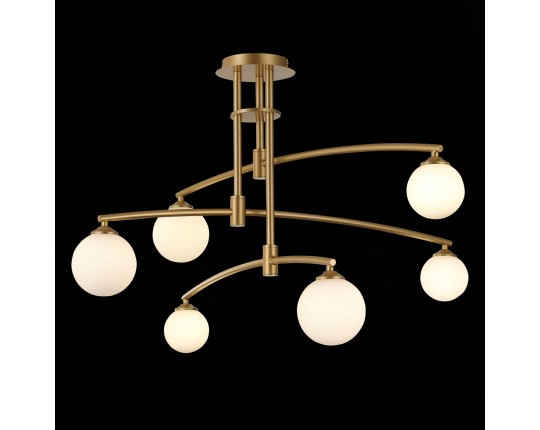 SL1208.302.06 Светильник потолочный ST-Luce Золотистый/Белый G9 6*5W