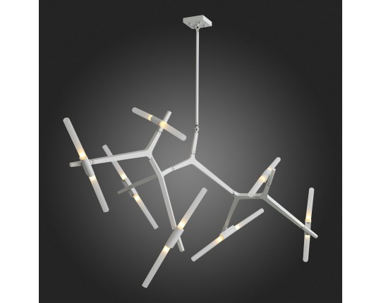 SL947.102.14 Люстра потолочная ST-Luce Серебристый/Белый G9 14*5W