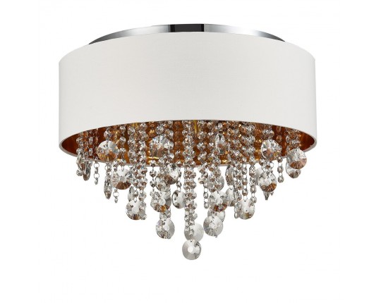 SL1350.502.06 Светильник потолочный ST-Luce Хром/Белый, Золотистый, Прозрачный E14 6*40W