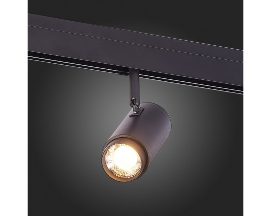 ST357.436.06 Магнитный трековый светильник ZOOM Черный LED 1*6W 3000K 667Lm Ra>80 10-60° IP20 L137xW