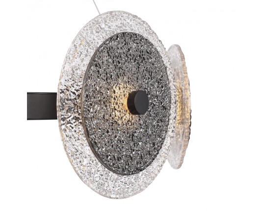 SL6142.443.01 Светильник подвесной ST-Luce черный/дымчатый LED 1*44W 4000K