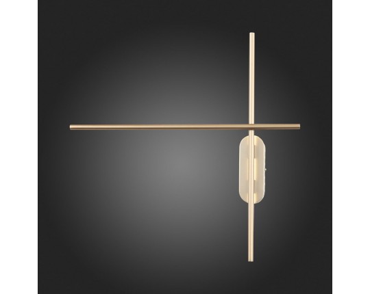 SL394.201.02 Светильник настенный ST-Luce Матовое золото/Белый LED 2*10W 4000K