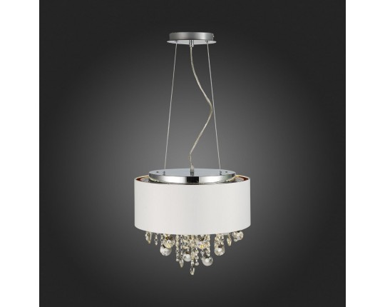 SL1350.503.04 Светильник подвесной ST-Luce Хром/Белый, Золотистый, Прозрачный E14 4*40W