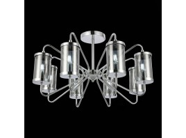 SLE102302-08 Светильник потолочный Хром/Дымчатый E14 8*40W