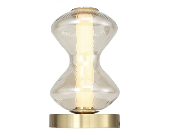 SL6136.204.01 Прикроватная лампа ST-Luce золото/коньячный LED 1*6W 3000K