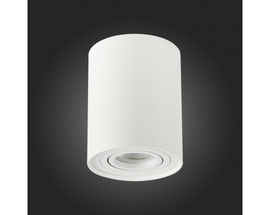 ST108.517.01 Светильник потолочный Белый GU10 1*50W  IP20 D98xH124 220V Без ламп