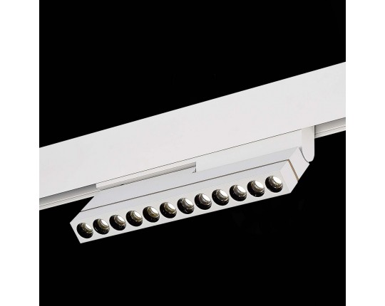 ST805.546.12 Магнитный трековый светильник Белый LED 1*12W 4000K 500Lm Ra>90 36° IP20 L220xW22xH117