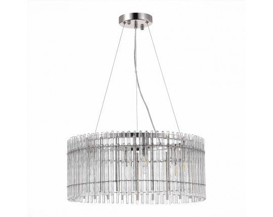 SL1656.113.06 Люстра подвесная ST-Luce Никель/Прозрачный E14 6*40W