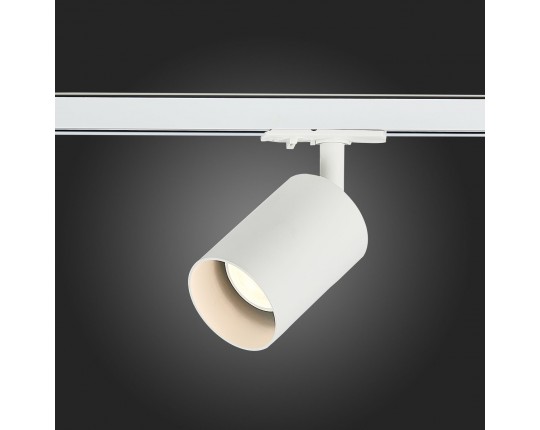 ST302.506.01 Св-к трек. Белый GU10 1*50W  IP20 L100xW70xH172 220V Без ламп
