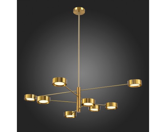 SL6504.302.08 Светильник потолочный ST-Luce Латунь/Латунь LED 8*5W 3000K