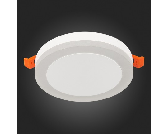 ST104.542.06 Светильник встраиваемый Белый LED 1*6W 4000K 468Lm Ra>80 120° IP20 D110xH20 170-240V
