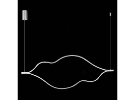 SL6106.103.65 Светильник подвесной ST-Luce Никель/Белый LED 1*65W 4000K