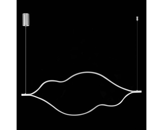 SL6106.103.65 Светильник подвесной ST-Luce Никель/Белый LED 1*65W 4000K