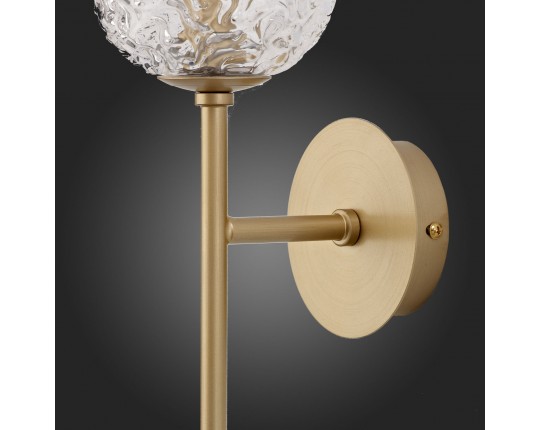 SL1152.201.01 Светильник настенный ST-Luce Золотистый/Прозрачный G9 LED 1*5W