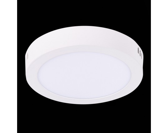 ST112.542.12 Светильник настенно-потолочный Белый LED 1*12W 4000K 795Lm Ra80 120° IP20 D160xH28 90-2