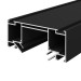 ST1047.429.02 Профиль для монтажа 48 под натяж. потолок ST-Luce Черный L2000мм (Заглуш внеш 2 в ком)