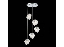SL1175.103.05 Светильник подвесной ST-Luce Хром/Прозрачный E14 5*40W
