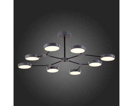 SLE6003-702-08 Светильник потолочный Серый,Черный/Серый LED 8*10W