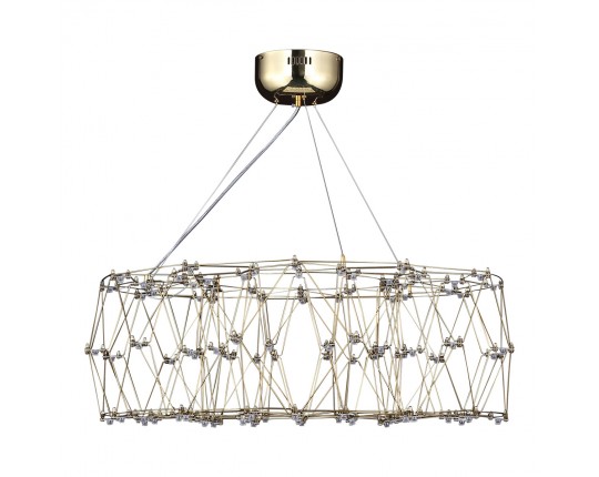 SL6602.203.48 Светильник подвесной ST-Luce Золотистый/Прозрачный LED 1*48W 4000K