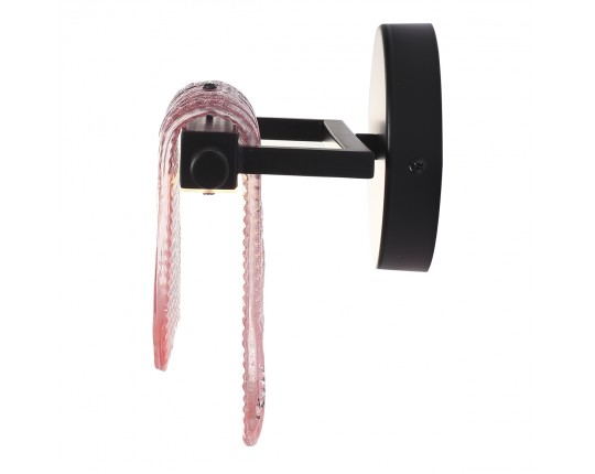 SL6021.401.06 Светильник настенный ST-Luce черный/розовый LED 1*6W 3000K