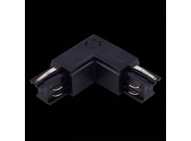 ST030.409.15L Угловой токоподвод левый для трехфазного шинопровода ST-Luce Черный