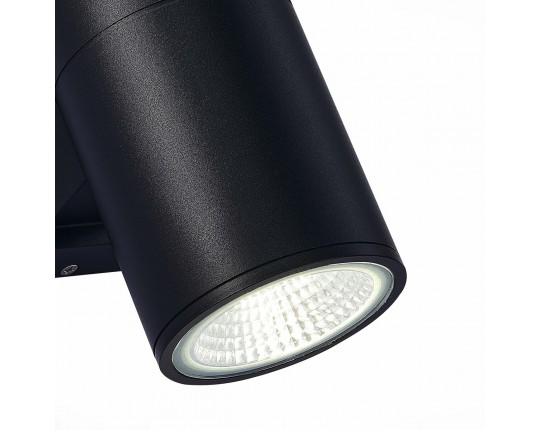 SL074.411.02 Светильник уличный настенный ST-Luce Черный/Черный LED 2*8W 4000K