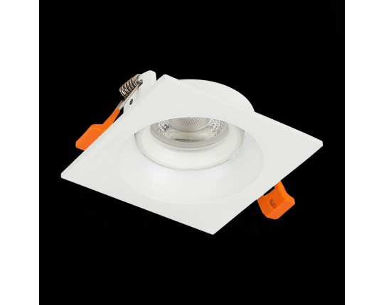 ST208.518.01 Св-к встр. Белый GU10 1*50W  L94xW94xH40 220V Без ламп