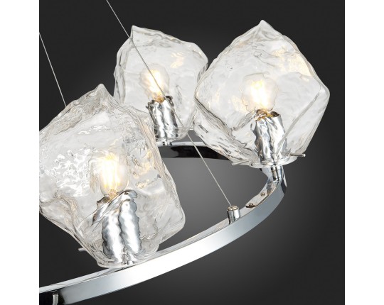 SL1175.103.06 Люстра подвесная ST-Luce Хром/Прозрачный E14 6*40W