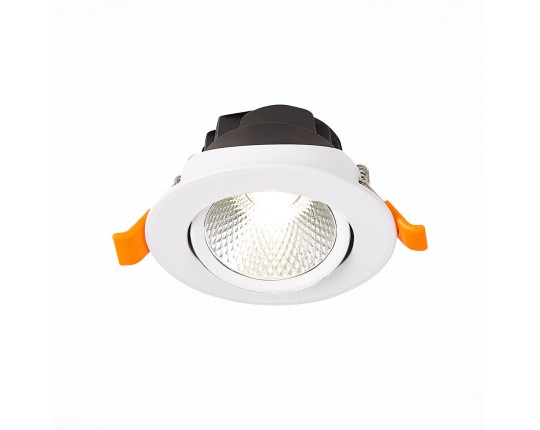 ST211.538.06.24 Св-к встр. Белый LED 1*6W 3000K 480Lm Ra80 24° IP20 D86xH50 220-240V