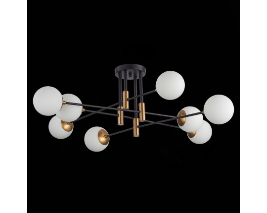 SL1203.402.08 Люстра потолочная ST-Luce Бронза,Черный/Белый E27 8*40W