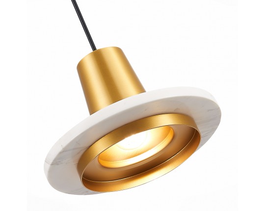 SL1212.203.01 Подвес ST-Luce Латунь/Латунь, Белый LED 1*12W 3000K