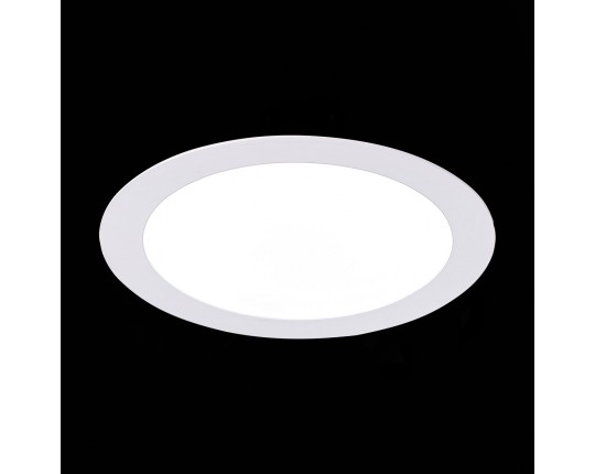 ST209.538.15 Св-к встр. Белый LED 1*15W 3000K 1 020Lm Ra80 110° IP20 D190xH8 90-265V