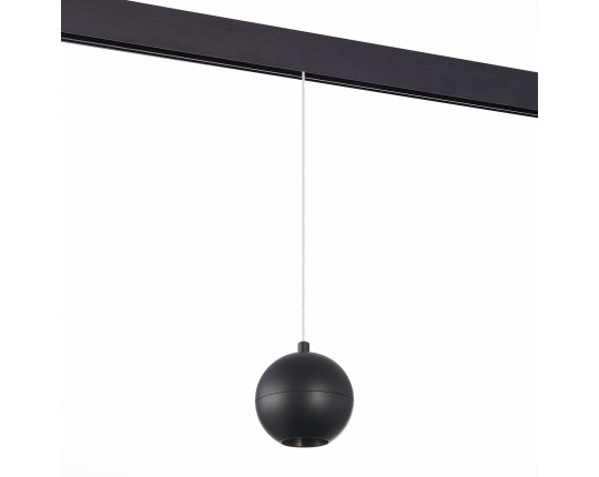 ST354.443.12 Магнитный трековый светильник подвесной Черный LED 1*12W 4000K 750Lm Ra>80 36° IP20 D10