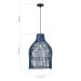 SL1513.403.01 Светильник подвесной ST-Luce Черный/Синий E27 1*40W