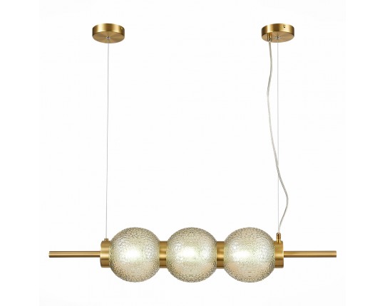 SL1155.313.03 Светильник подвесной ST-Luce Латунь/Коньячный E14 3*40W