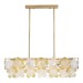 SL6240.203.08 Светильник подвесной ST-Luce золотистый/Прозрачный, янтарный E14 8*60W