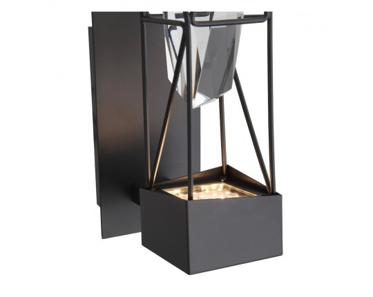 SL815.301.01 Бра ST-Luce Серый графит/Серый графит, Прозрачный LED 1*6W 4000K