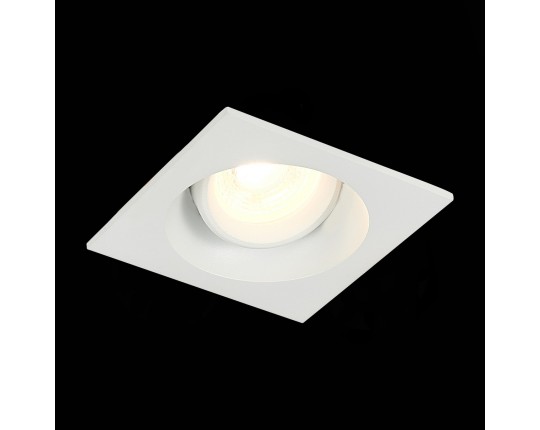 ST208.518.01 Св-к встр. Белый GU10 1*50W  L94xW94xH40 220V Без ламп