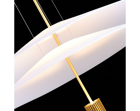 SL6101.203.01 Люстра подвесная ST-Luce Золотистый/Белый LED 1*10W 3000K