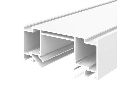 ST1047.539.02 Профиль для монтажа 48 под натяж. потолок ST-Luce Белый L3000мм (Заглуш внеш 2 в ком)