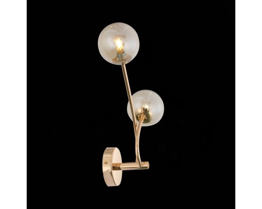 SL435.201.02 Бра ST-Luce Золотистый/Коньячный G9 2*3W