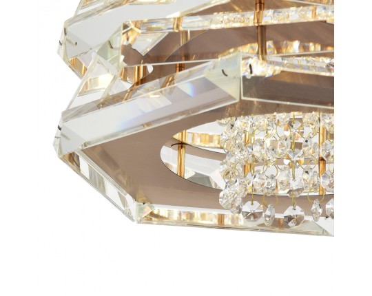 SL6137.203.04 Светильник подвесной ST-Luce медь/прозрачный E14 4*40W