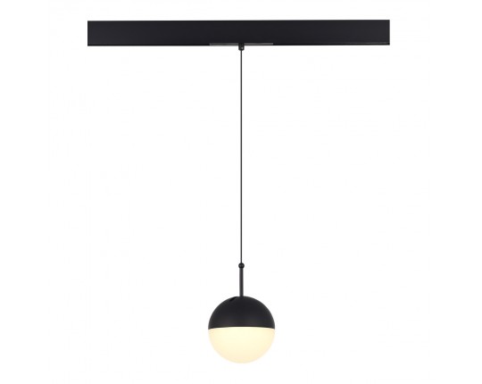 ST681.436.07 Магнитный трековый светильник Черный LED 1*7W 3000K Lm Ra90 120° IP20 D100xH- 48V