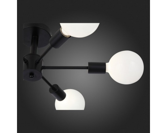 SL419.402.06 Светильник потолочный Черный E27 6*60W