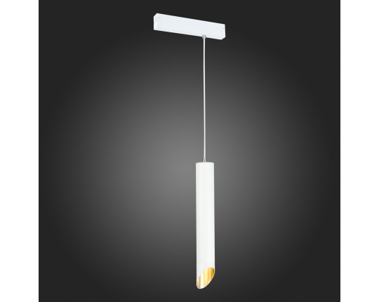 ST508.513.01 Св-к трек. Белый GU10 1*50W  IP20 D60xH400 180-240V Без ламп