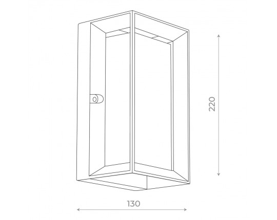 SL077.411.01 Светильник уличный настенный ST-Luce Черный/Белый LED 1*6W 3000K