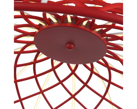 SL6016.603.01 Светильник подвесной ST-Luce Красный/Красный LED 1*20W 3000K