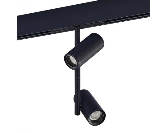 ST808.436.16 Магнитный трековый светильник Черный LED 1*16W 3000K 950Lm Ra>90 36° IP20 D45xH240 48VV