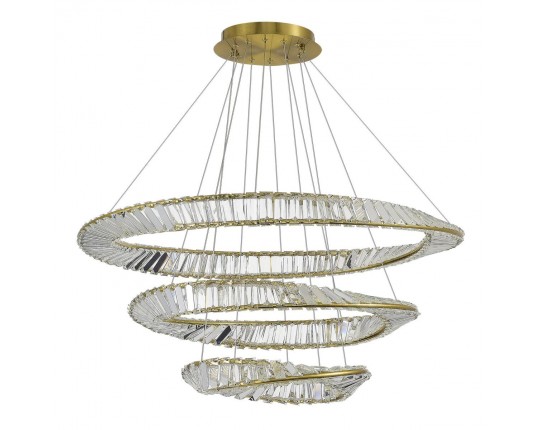 SL6204.301.03 Светильник подвесной ST-Luce Латунь/Прозрачный LED 1*97W 4000K