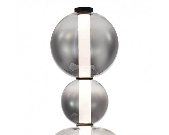 SL6119.404.18 Прикроватная лампа ST-Luce Черный/Дымчато-Серый LED 1*18W 3000K